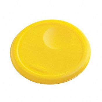RUBBERMAID COMMERCIAL PRODUCTS Round Storage Container Lid Yellow, 1GAF3