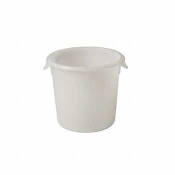 RUBBERMAID COMMERCIAL PRODUCTS Round Storage Container 4 qt, 1GAF7