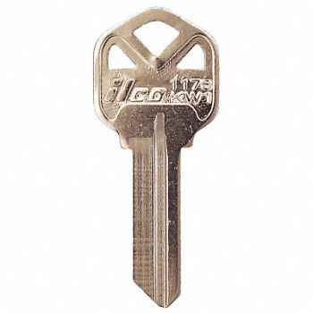 KABA ILCO Key Blank Brass Type KW1 PK10, 1GAJ9