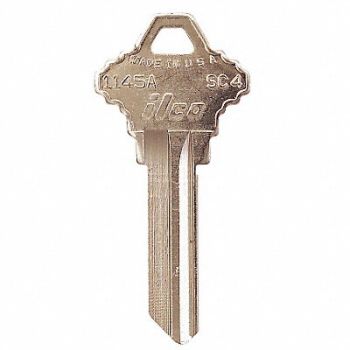 KABA ILCO Key Blank Type SC4 6 Pin PK10, 1GAK2