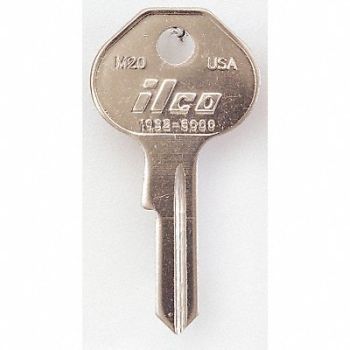 KABA ILCO Key Blank Brass Type M20 5 Pin PK10, 1GAN8