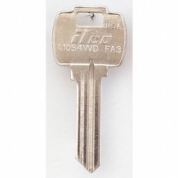 KABA ILCO Key Blank Brass Type FA3 6 Pin PK10, 1GAP6
