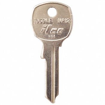 KABA ILCO Key Blank Brass Type NA12 5 Pin PK10, 1GAP7