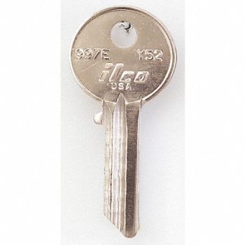 KABA ILCO Key Blank Brass Type Y52 5 Pin PK10, 1GAR4
