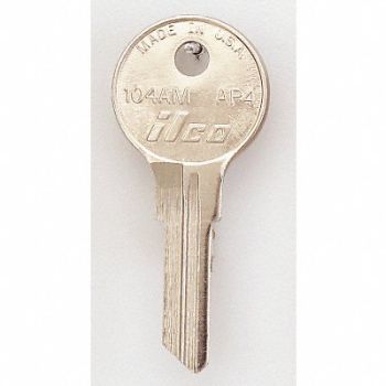 KABA ILCO Key Blank Brass Type AP4 6 Pin PK10, 1GAR7
