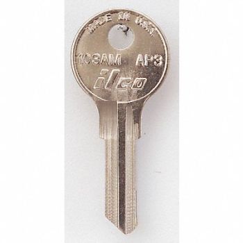 KABA ILCO Key Blank Brass Type AP3 5 Pin PK10, 1GAT1