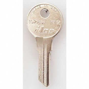 KABA ILCO Key Blank Brass Type AP2 6 Pin PK10, 1GAT2