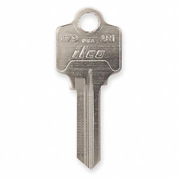 KABA ILCO Key Blank Brass Type AR1 5 Pin PK10, 1GAT3
