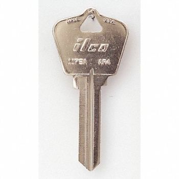 KABA ILCO Key Blank Brass Type AR4 6 Pin PK10, 1GAU1
