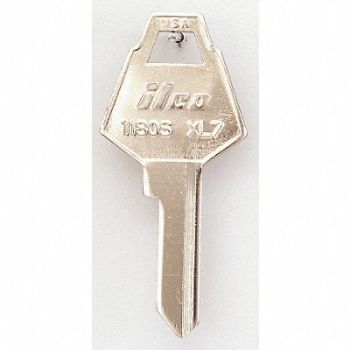 KABA ILCO Key Blank Brass Type XL7 5 Pin PK10, 1GAU5