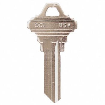KABA ILCO Key Blank Brass Type 1145 5 Pin PK50, 1GAV1
