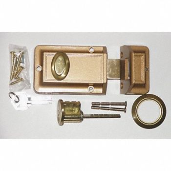 KABA ILCO Auxiliary Lock Jimmyproof Bronze, 1GBA9