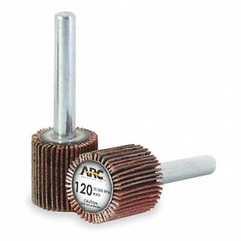 ARC ABRASIVES Flap Wheel 3/4 in Dia 3/4 in W 120 Grit, 1GEN2