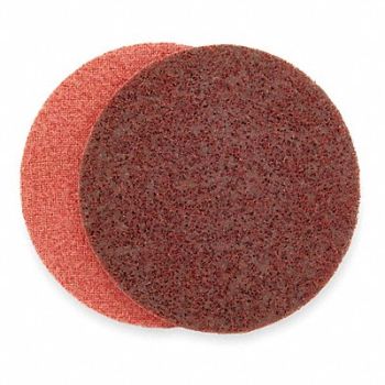 ARC ABRASIVES Hook/Loop Disc No Hole 8 in Med AlO, 1GLX4