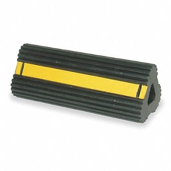 GRAINGER APPROVED Wheel Chock 30 In W x 6 In H Black, 1GUK9