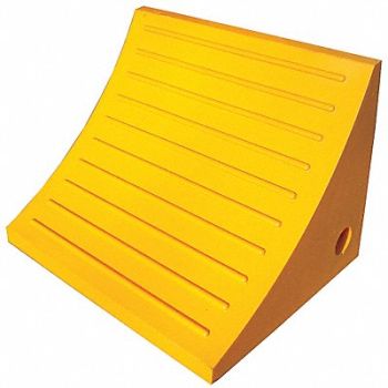 GRAINGER APPROVED Wheel Chock 15 In W x 11 In H Yellow, 1GUL5
