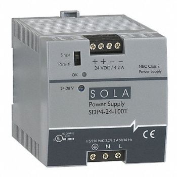 SOLAHD DC Power Supply 24-28VDC 3.8A 60Hz, 1GYK4