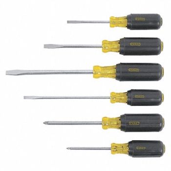 STANLEY Mag Tip Screwdriver Set NmPcs6, 1GZ06