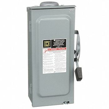 SQUARE D Safety Switch 240VAC 2PST 60 Amps AC, 1H250