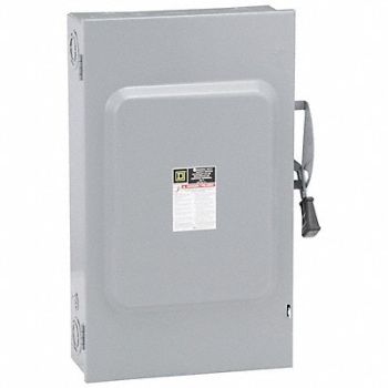 SQUARE D Safety Switch 240VAC 3PST 200 Amps AC, 1H258
