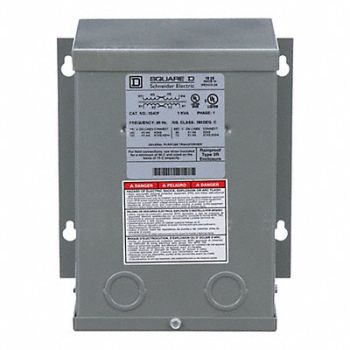 SQUARE D Transformer 120/240VAC 12/24VAC 1kVA, 1H270