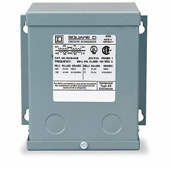 SQUARE D Transformer 120/240VAC 12/24VAC 50VA, 2CN44