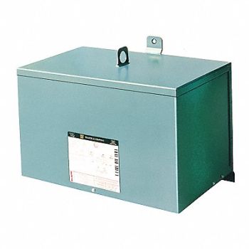 SQUARE D Three Phase Transformer 9kVA 480VAC, 1H282