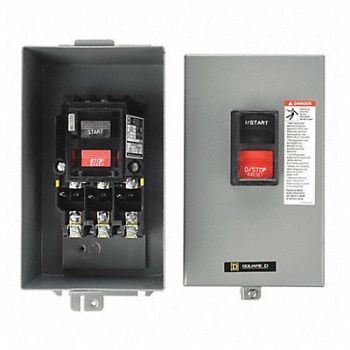 SQUARE D Manual Motor Starter NEMA 18A 600VAC 3P, 1H410