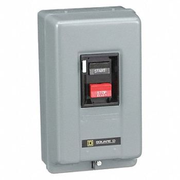 SQUARE D Manual Motor Starter NEMA 18A 600VAC 3P, 1H412