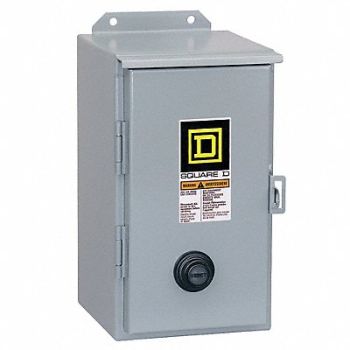 SQUARE D Magnetic Motor Starter NEMA 208V 3P 27A, 1H499