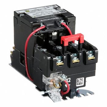 SQUARE D Magnetic Motor Starter NEMA 120V 3P 18A, 1H491