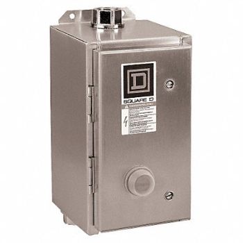 SQUARE D Magnetic Motor Starter NEMA 120V 3P 18A, 1H495