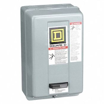 SQUARE D Magnetic Motor Starter NEMA 240V 3P 27A, 1H505