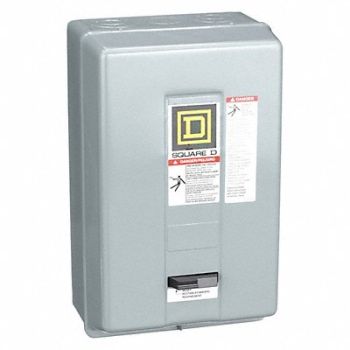 SQUARE D Magnetic Motor Starter NEMA 120V 3P 45A, 1H520