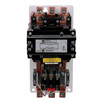 SQUARE D Magnetic Motor Starter NEMA 120V 3P 270A, 1H553