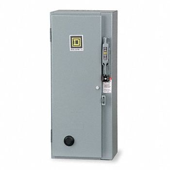 SQUARE D NEMA Fusible Str Size 2 120V Coil 1 Enc, 1H693