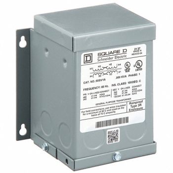 SQUARE D Transformer 50VA 240VAC 480VAC, 1H727