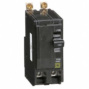 SQUARE D Circuit Breaker 100A Bolt On 120/240V 2P, 1H881