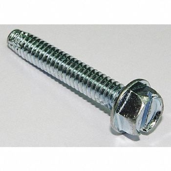 GRAINGER APPROVED SCRW TCTT HEXW-F SL ST ZP1/4 1-1/2 LPK25, 1HA27