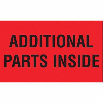 TAPECASE Instructional Label Contents PK500, 16U793