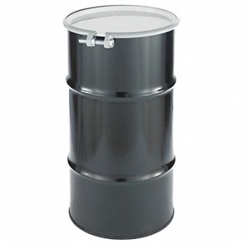GRAINGER APPROVED Transport Drum Black 20ga 0.9mm, 1HBG8