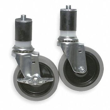 EAGLE GROUP Caster Kit for Worktables, 1HEU6