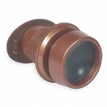 GRAINGER APPROVED Door Viewer Bronze 160 Deg Viewing Angle, 1HEW9