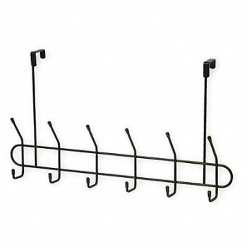 GRAINGER APPROVED Double Point Hook 12 Ends Black, 1HFL1