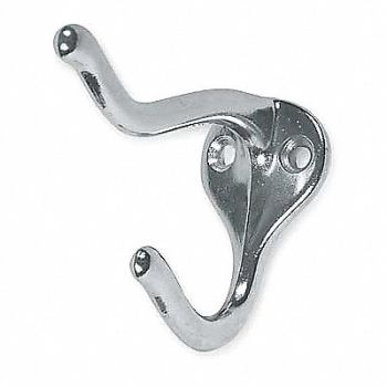 GRAINGER APPROVED Double Point Hook 2 Ends Aluminum, 1HFL7