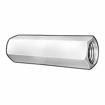 GRAINGER APPROVED CplgNt Stl Zn 7/8 -9 11/4 x21/2 2PK, 1JA33