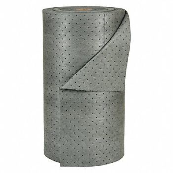 BRADY SPC ABSORBENTS Absorbent Roll Universal Gray 150 ft.L, 1EFN5