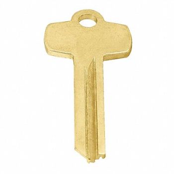 MASTER LOCK Key Blank Brass Best A Keyway 7 Pins, 1JAJ2