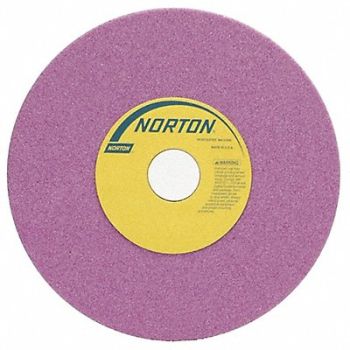 NORTON Grinding Wheel T1 8x1/2x1.25 AO 46G PK5, 1JAX9