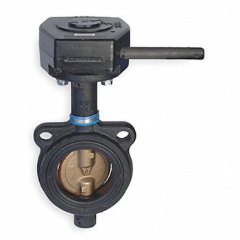 MILWAUKEE VALVE Butterfly Valve Wafer 8 In CI EPDM Gear, 1JBG8